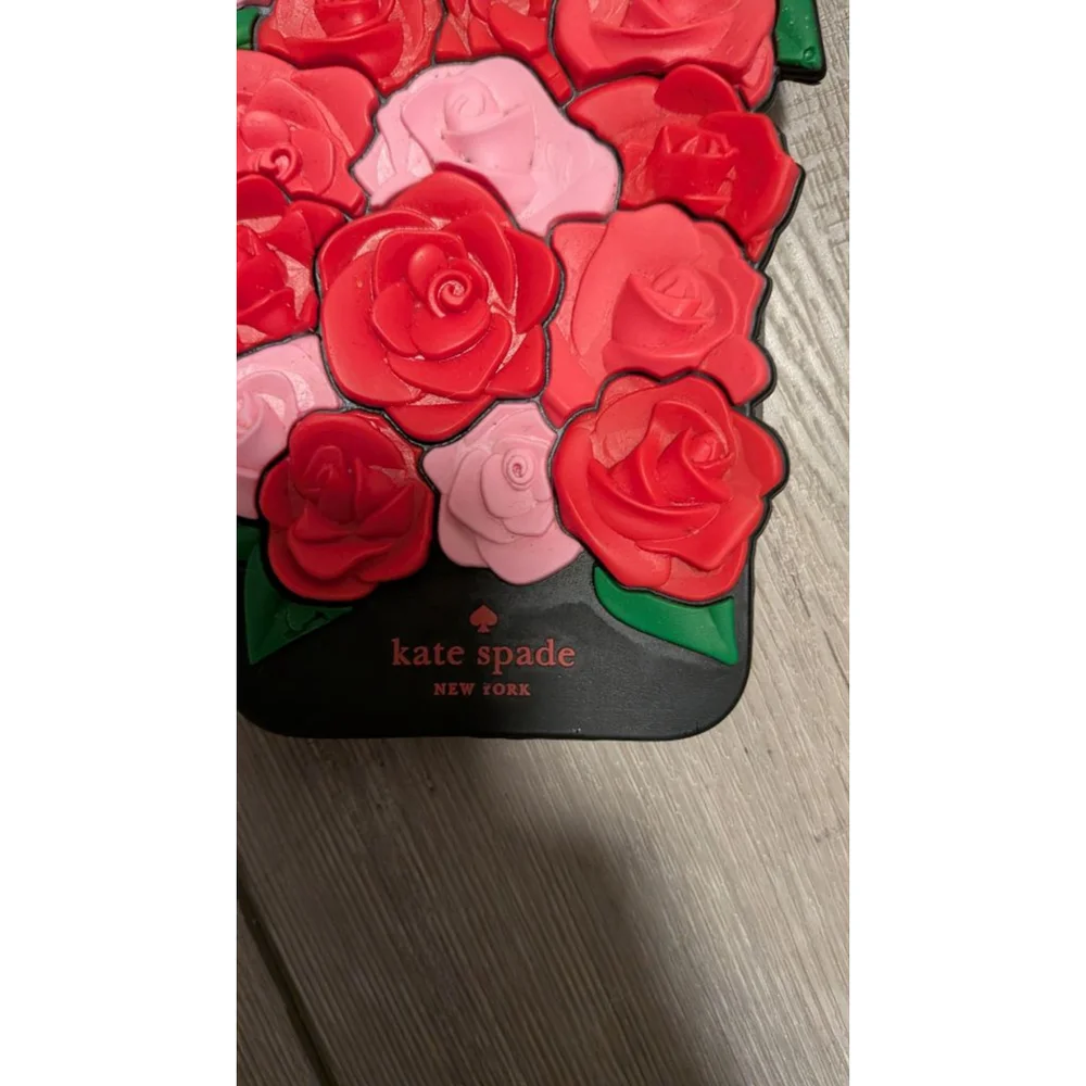 Kate Spade Rose Floral iPhone 7 Plus 8 Plus Case 3D Silicone
